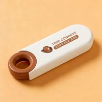 Boîte de rangement de pilules de voyage de type capsule, nouveau style, très vendue, avec couvercle rabattable, mini étui en plastique pour pilules