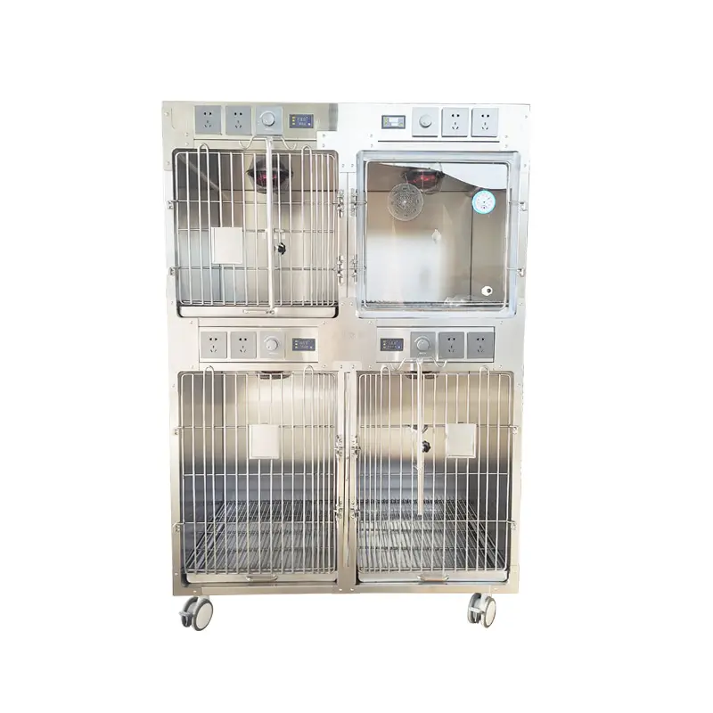 Gabbia per animali domestici per infusione di inalazione di ossigeno a temperatura costante multifunzione in vendita