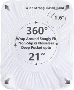 Juego de Sábanas Ajustables Acolchadas de Tela de Calidad Hotelera Moderna, Resistentes al Agua, Ecológicas, 200 Hilos, Hechas a Medida - Product Image 5