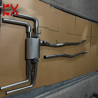 Systèmes d'échappement intermédiaire-arrière à flux d'air variable contrôlé électroniquement en acier inoxydable poli miroir de 1,5 mm pour BMW X2 M35i