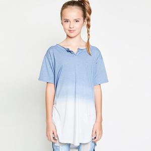 Camiseta de Cola Larga para Niños, de Dos Tonos y con Cambio de Color, con un Bolsillo, de Fábrica China al por Mayor - Product Image 1