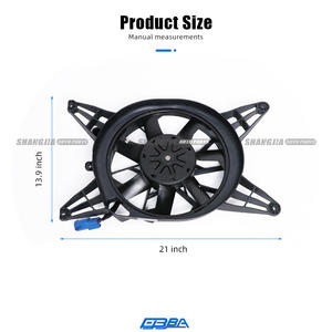 Ventilador Eléctrico de Alta Calidad para Auto, Nuevo, de Plástico, con Conector Azul, para Ferrari F488 2015-2019 315071 - Product Image 3