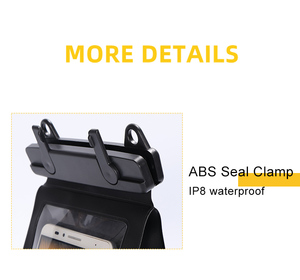 7.5inch tùy chỉnh IPX8 kín nước đôi không gian phổ kép lưu trữ điện thoại túi công suất lớn không thấm nước điện thoại di động Pouch trường hợp - Product Image 4