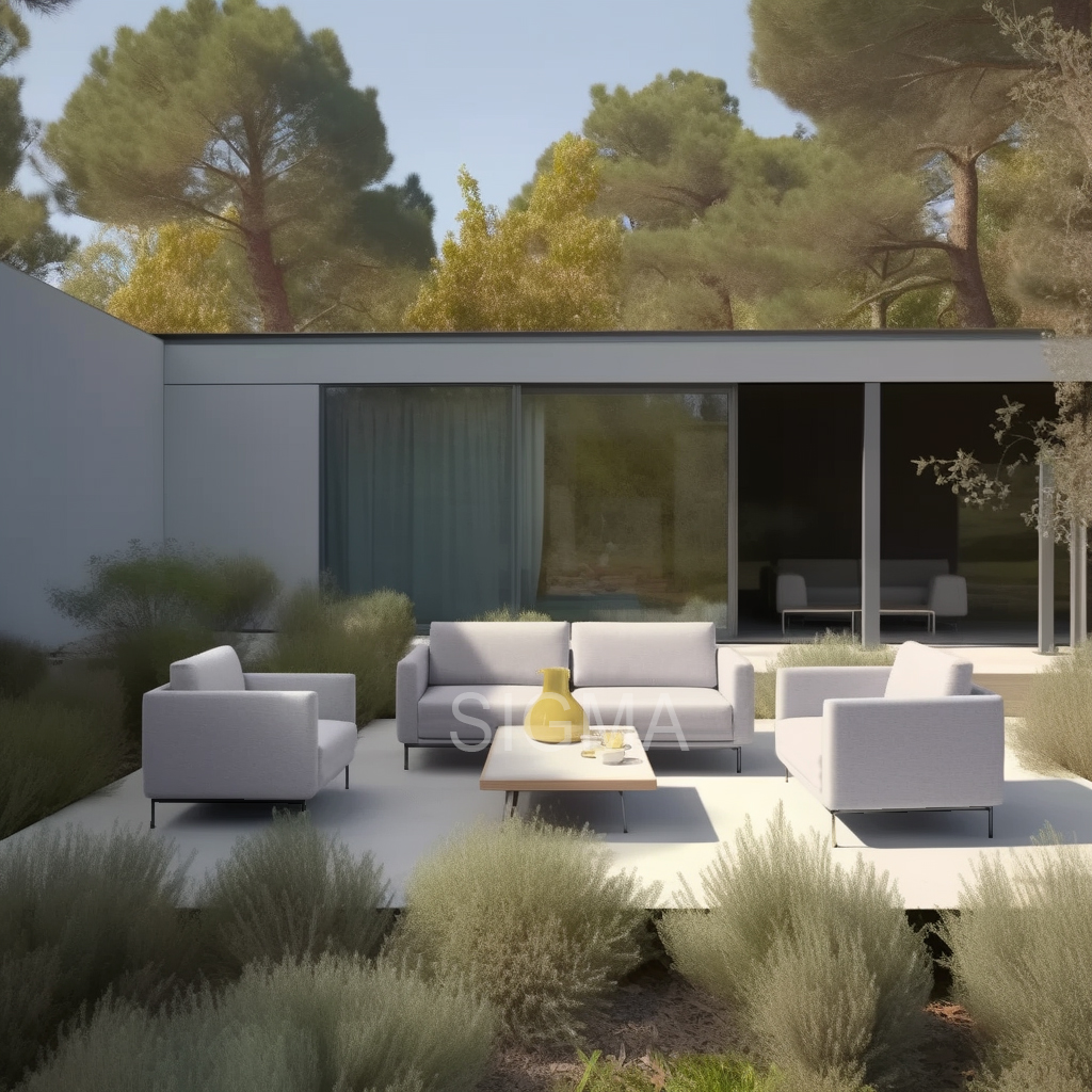 Wholesale Cheap Garden Furniture Outdoor Square Coffee Tables Outdoor Courtyard Leisure Table