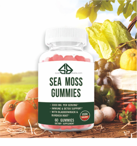 Suplemento de Musgo Marino OEM, Aumenta la Energía y la Inmunidad, Blanquea la Piel, Alivia el Estrés, 60 Gomitas Familiares - Product Image 3