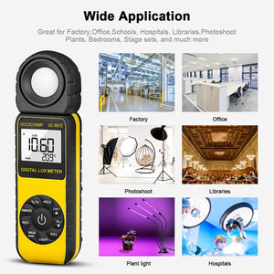 एलईडी लाइट के लिए 30,000-300,000 लक्स (0.01 ~ fc) मापने की रेंज के साथ - Product Image 4