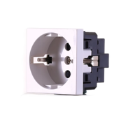 Module de prise électrique mosaïque 45*45mm avec protection contre la fuite à la terre