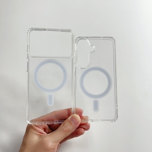 Fundas para Teléfono Móvil con Carga Inalámbrica Magnética Transparente Acrílica Simple y Moderna para Samsung S26 ULTRA S26 Edge - Product Image 4
