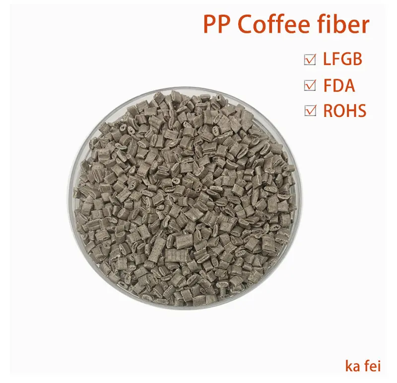 Polypropylen PP abbaubarer Kunststoff pp-Maserung allgemeiner Verwendung Kunststoffpellets Kaffee Boden abbaubare PP-Kunststoffpartikel