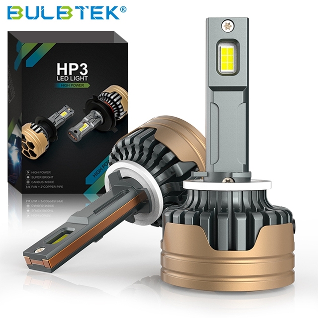 BULBTEK HP3 9000 Lumen High Lumen 106W Power Headlight Bulb 880 881 H27 5202 Good Quality Auto LED Headlight