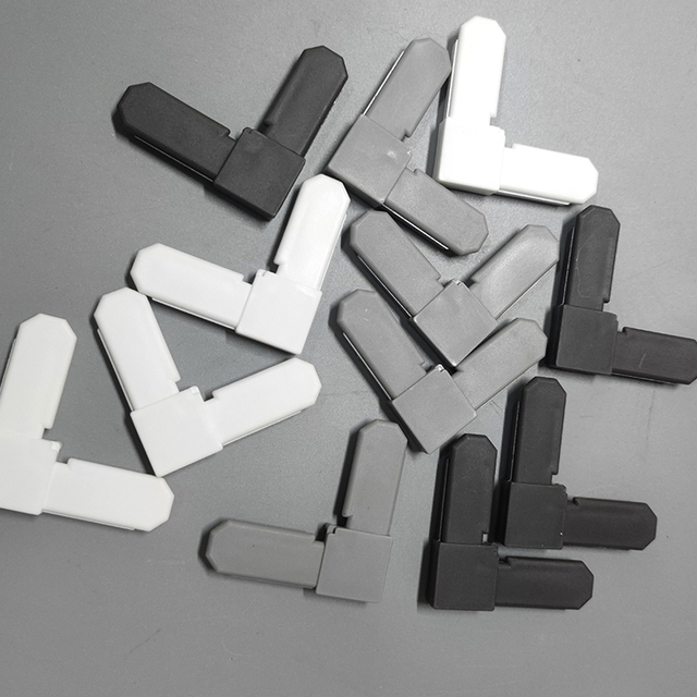 High Quality Custom Aluminium Corner Window Accessories Durable Modern Design Screen Window Frame & Door Corner Accessory