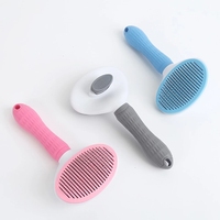 Brosse à cheveux pour chien de compagnie peigne pour chat toilettage et soins brosse pour chat peigne en acier inoxydable pour chiens à cheveux longs nettoyage animaux chiens accessoires