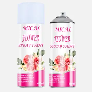 Pintura en aerosol para flores frescas, diseño de flores reales, pintura en aerosol maestro, nuevo color, venta al por mayor