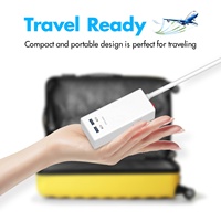 Adaptateur de chargeur rapide PD QC avec puissance de sortie USB a et C 20W pour la charge du téléphone prises UK/EU/US/AU Port 125W