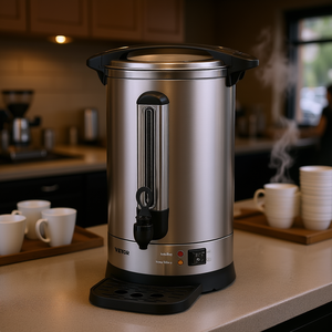 Urne à café Vevor 65 tasses en acier inoxydable, distributeur rapide pour thé et café - Product Image 2