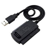 General para PC portátil USB 2,0 a IDE SATA 5,25 S-ATA Cable adaptador de 2,5/3,5 pulgadas