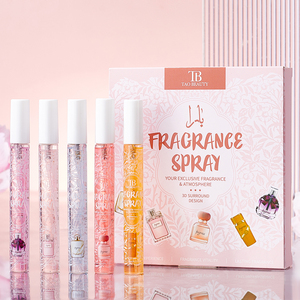 Set de 5 Sprays de Fragancia de 10 ml, Sin Alcohol, Larga Duración, Aroma a Melocotón y Vainilla, Perfume Corporal y Capilar, Muestra en Caja de Regalo - Product Image 1