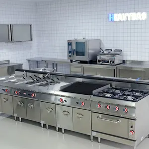 Heavybao Aço Inoxidável Equipamentos de Cozinha Comercial e Equipamentos de Restauração Do Hotel Restaurante de Cozinha Suprimentos