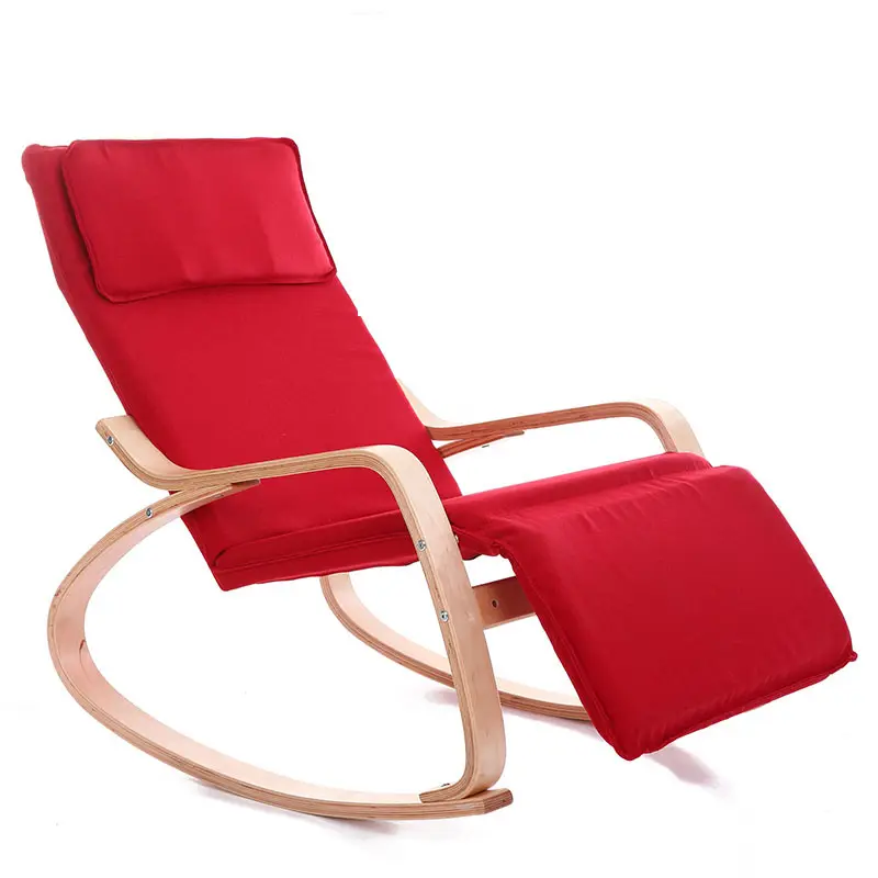 2023 CNLF indoor and outdoor hot selling natural solid wood rocking chair