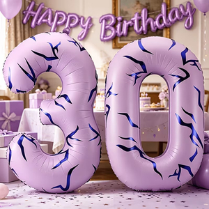 Proveedores de Fábrica Ofrecen Globos de Aluminio Digitales Combinables y Personalizables con Patrones de Adhesivos, Globos Autoinflables para Fiestas - Product Image 2