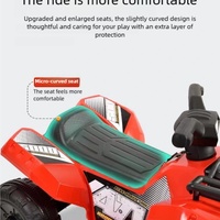 Véhicule électrique tout-terrain pour enfants, télécommandé, avec lecteur MP3, durable et sûr, pour les 2 à 4 ans, unisexe - Grande Vente