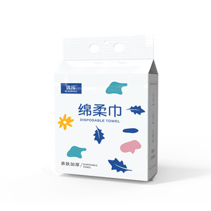 Lingettes nettoyantes jetables carrées en coton doux pour le visage, épaisses, pour le démaquillage, idéales pour les voyages et les soins quotidiens de la peau - Product Image 4