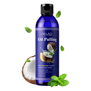 Bain de bouche domestique à l'huile de <span class=keywords><strong>menthe</strong></span> pour le oil pulling, nettoyant, haleine fraîche, hydratant, formule douce non grasse - Product Image 6