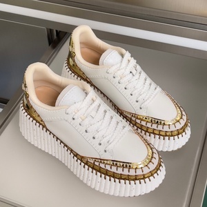 Chaussures de marche pour hommes à bout fermé, en maille et cuir véritable, à plateforme, à lacets, avec amorti – Luxe et haute qualité - Product Image 4