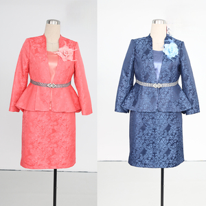 Conjunto de 3 Piezas de Vestido de Iglesia para Mujer Talla Grande, Ropa de Mujer de Primera Calidad para el Trabajo - Product Image 1