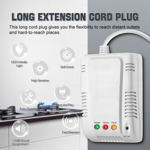 ストーク家庭用および商用メタン検出器アラーム付きソレノイドバルブリンケージ天然ガス漏れ防止ガス分析装置製品 - Product Image 3