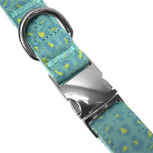 Collar de Nailon con Estampado de Leopardo de Lujo para Mascotas, Hebilla Metálica Ajustable con Anillo en D para Perros, Uso Diario al Aire Libre, Personalizable - Product Image 2