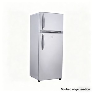 12V/24V 200-249L Compressor Solar-Powered <b>Refrigerator</b> China-Made Silver Model for Africa South America Middle East Cross-Border - Product Image 1