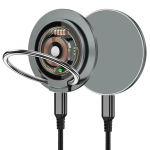 <span class=keywords><strong>Chargeur</strong></span> sans fil intelligent <span class=keywords><strong>à</strong></span> <span class=keywords><strong>induction</strong></span> magnétique 15W 3-en-1 USB Type C avec protections OVP/OTP/OPC Support pour téléphone portable et montre - Product Image 1