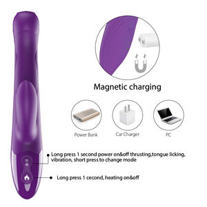 Thrusting खरगोश थरथानेवाला Clit MassageTongue चाट थरथानेवाला स्मार्ट हीटिंग चंचल जीभ Clit थरथानेवाला - Product Image 6