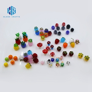 2 Pendentifs en Verre Miniature en Forme de uits Mignons : Banane
