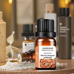 Étiquettes personnalisées Huile essentielle de bois 10 ml Huile essentielle de bois de santal pour le corps Utilisation quotidienne Soins de la peau Fabrication d'aromathérapie Soins du visage - Product Image 1