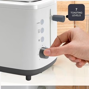 HLM 820W トースター 2スロット 3機能 7段階焼き色調整 - Product Image 4