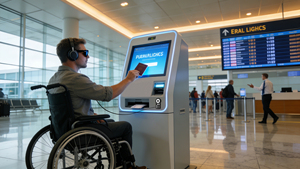 Clavier de navigation audio LIFPOS à 9 touches avec contrôle tactile et sonore, clavier ADA rétroéclairé Bluetooth RGB pour borne de <span class=keywords><strong>paiement</strong></span> libre-service - Product Image 5