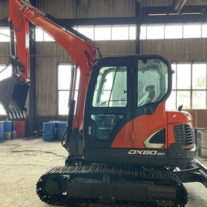 Excavatrice sur chenilles d'occasion Doosan DX60-9C de 5,7 tonnes avec moteur Yanmar 4TNV94L et profondeur de creusement de 3805 mm à vendre, prête à être expédiée - Product Image 1
