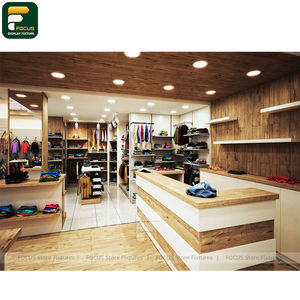 Présentoir de Magasin de Vêtements Élégant avec Panneau Rétroéclairé et Armoire à Vêtements Suspendus – Fonctionnalité d'Affichage Visuel - Product Image 4