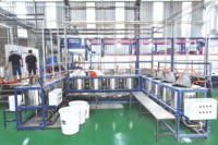 YAMACH Haute Productivité 50m Convoyeur Mousse Horizontale Faisant La Machine Ligne pour Canapé Matelas PLC Core Composants 380V 50HZ 120KW