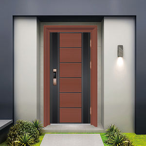 Foshan Einbruchsichere Sicherheitstür, Luxuriöse Außentür für Villen, Vordereingang, Stahlsicherheitstür, Schallgedämmtes Design zum Verkauf - Product Image 3