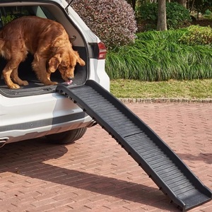 Rampa Pieghevole in Plastica Resistente per Animali Domestici, Scala per Auto e Divano - Product Image 1