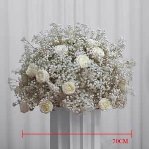 Bola de Flores de Cielo Estrellado de 80 cm, Decoración para Escenarios de Boda, Flor Artificial para Mesa, Sala de Estar, Salón de Exposiciones - Product Image 3