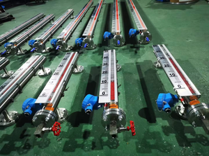 बॉयलर उच्च सटीकता तेल डीजल पानी चुंबकीय फ्लैप स्तर गेज शीर्ष घुड़सवार चुंबकीय जल स्तर गेज रिमोट ऑयल पानी का स्तर - Product Image 3