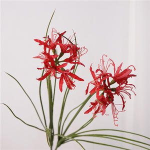 Fleur de rivage fleur simple branche fleur de simulation décoration vraie touche mariage <span class=keywords><strong>Lycoris</strong></span> <span class=keywords><strong>Radiata</strong></span> araignée rouge lys <span class=keywords><strong>Lycoris</strong></span> - Product Image 1