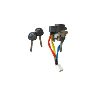 Cilindro de Encendido Hyundai Kia QCS631, 2 Llaves, Negro, Aluminio, Cerradura Cilíndrica Moderna de Ocho Puntos - Product Image 1