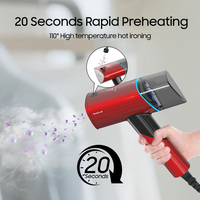 Custom Logo Box Packaging 1000W Commercial Portable Handheld Garment Steamer Mini Steam Iron for Household Use