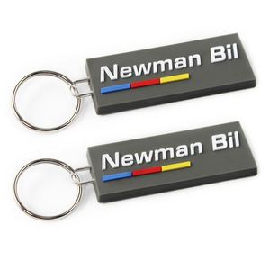 <b>Custom</b> Soft Pvc Keychain Cartoon Letter Cute Keyring Make Rubber 2d Your Logo <b>Key</b> Chain - Product Image 1
