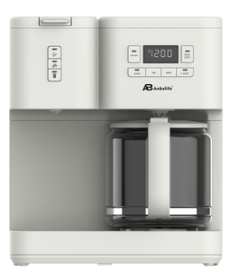 Cafetière à filtre Anbolife 2 en 1 avec fonction compatible K-Cup, carafe en verre de 1,8 L, écran LCD programmable - Product Image 3
